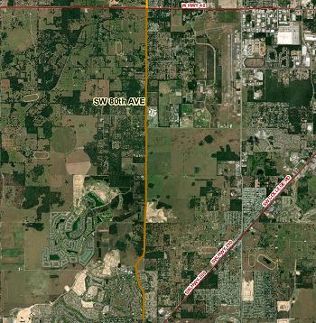 Map 80th Ave south phase